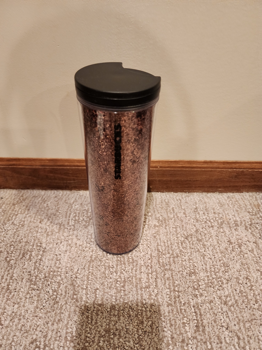 Starbucks Glitterโ Travel Tumbler - Brown/Black